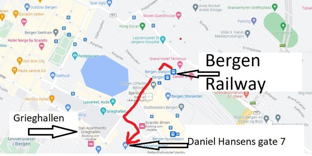 Toppleilighet - In The Heart Of Bergen City - 3 Beds Apartment Екстериор снимка